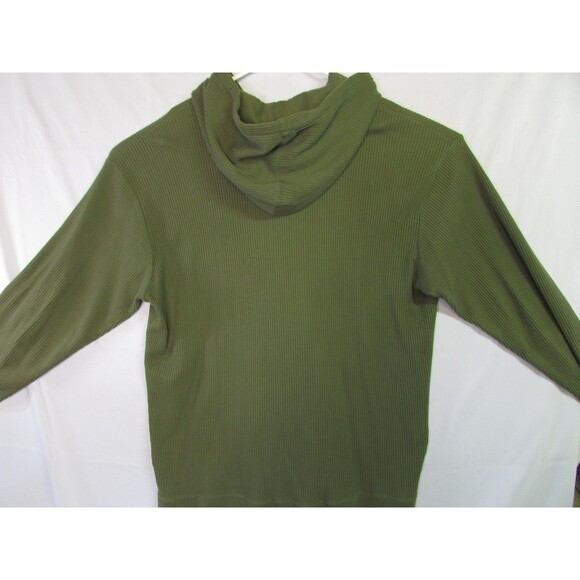 Southpole Hoodie Mens 2XL Olive Green Waffle Knit Full Zip Thermal Warm Pockets - Picture 10 of 14